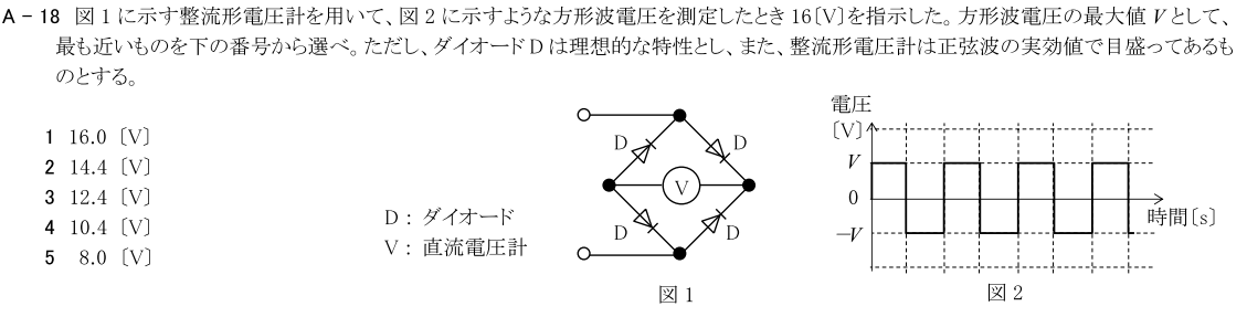 一陸技基礎令和4年07月期第1回A18